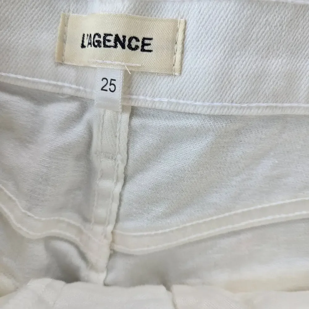 L'Agence Ryland Cutoff Denim Shorts Size 25 NWOT